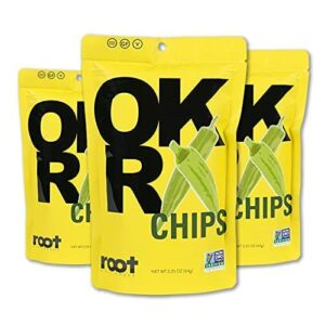 Root Foods Whole Okra Natural Veggie Snack
