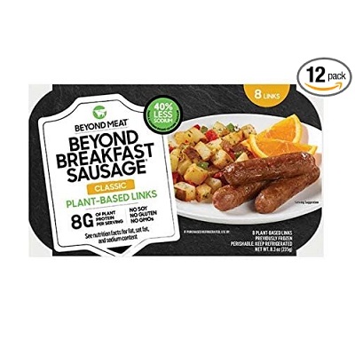 Bacon-Free Sausages and Veggie Bacon